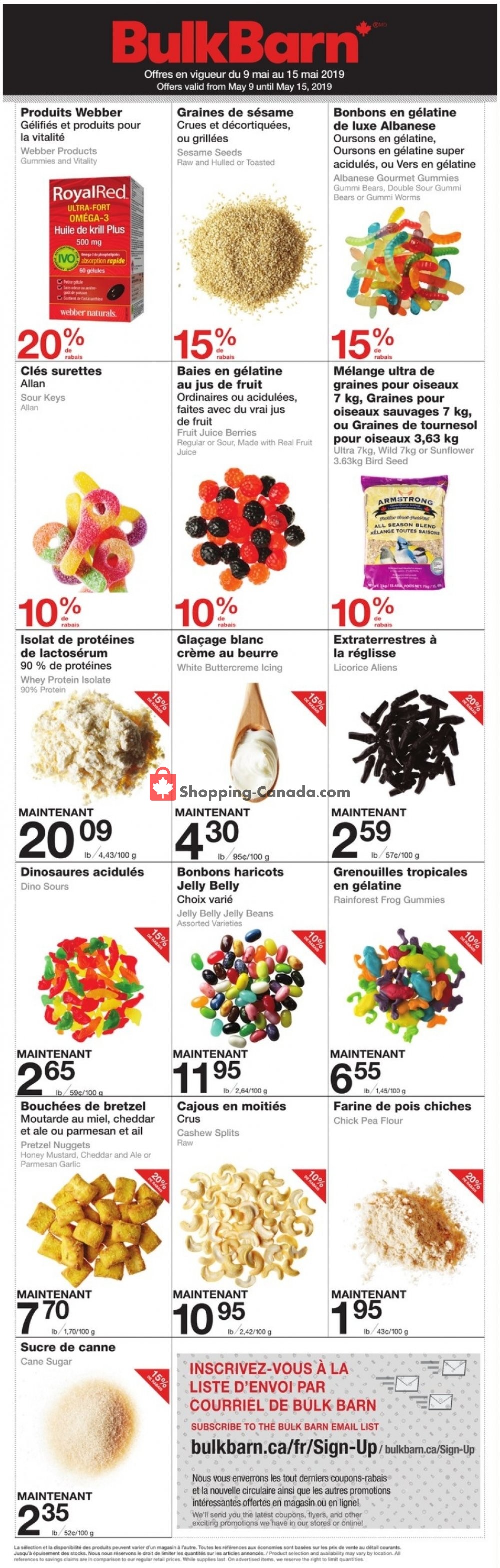 Bulk Barn flyer from Thursday May 9, 2019 to Wednesday May 15, 2019 - page 1