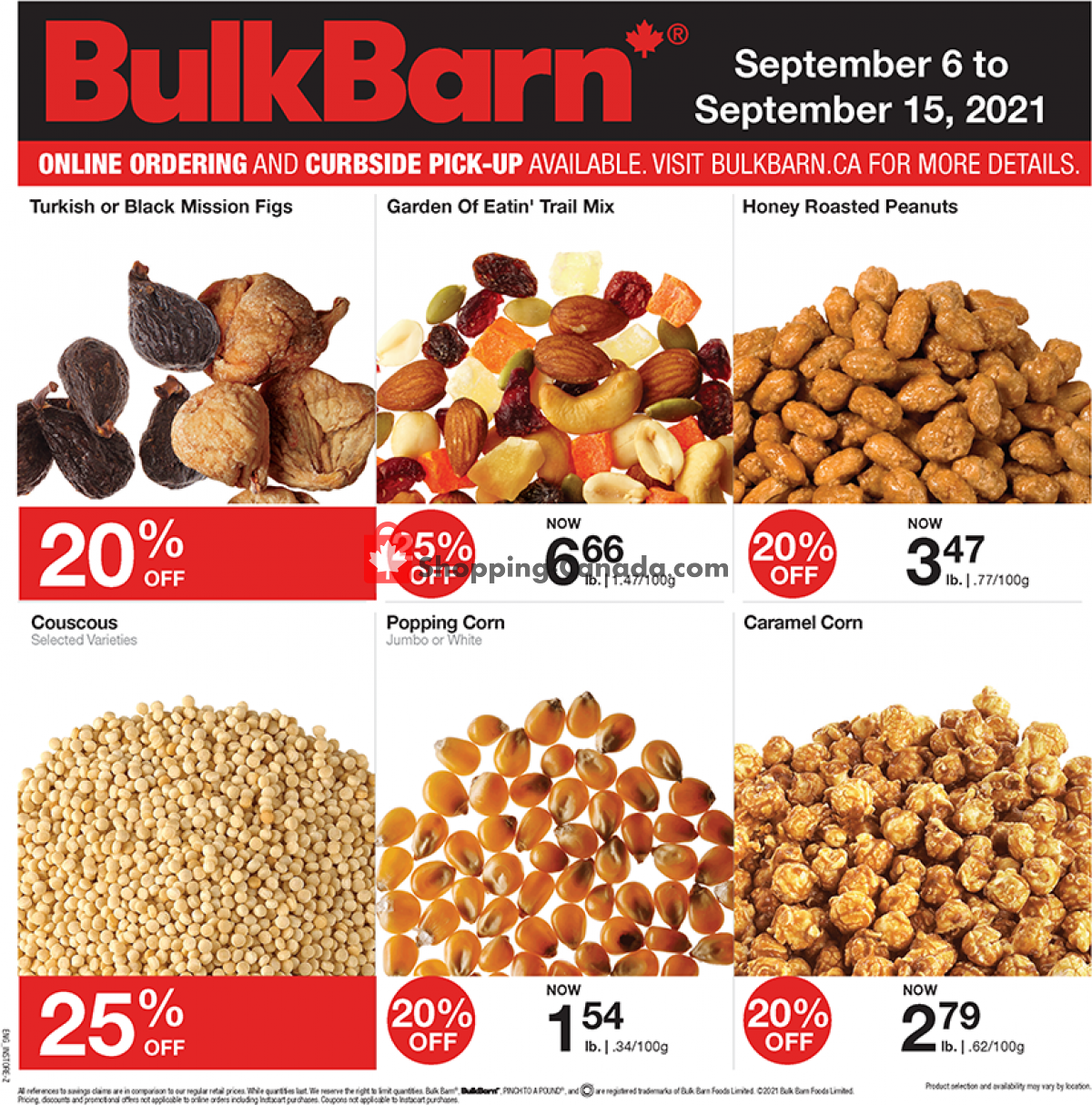 Bulk Barn flyer from Monday September 6, 2021 to Wednesday September 15, 2021 - page 1