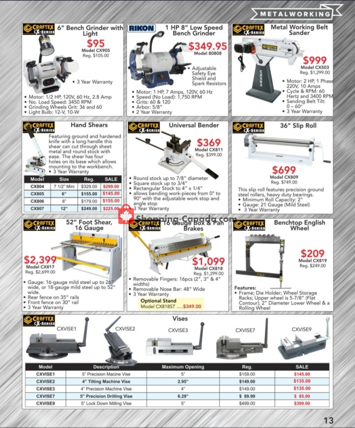 Busy Bee Tools flyer from Thursday April 1, 2021 to Saturday May 29, 2021 - page 13