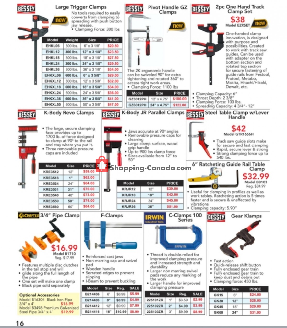 Busy Bee Tools flyer from Thursday April 1, 2021 to Saturday May 29, 2021 - page 16