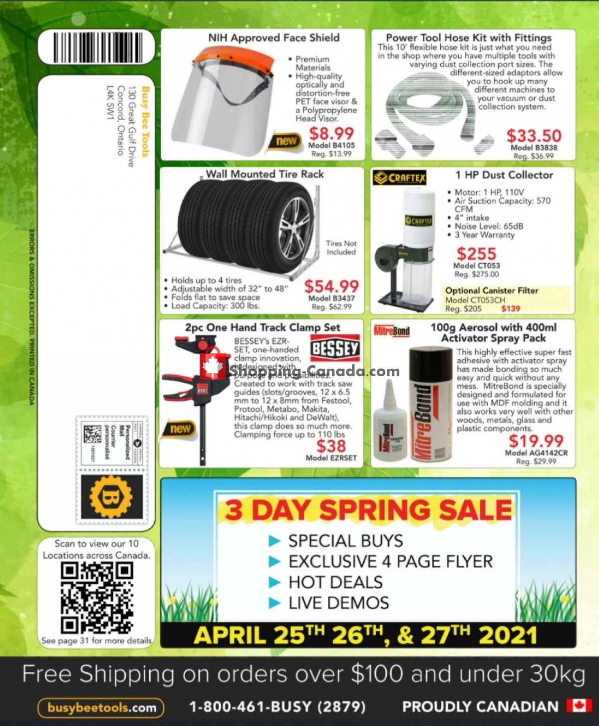 Busy Bee Tools flyer from Thursday April 1, 2021 to Saturday May 29, 2021 - page 24