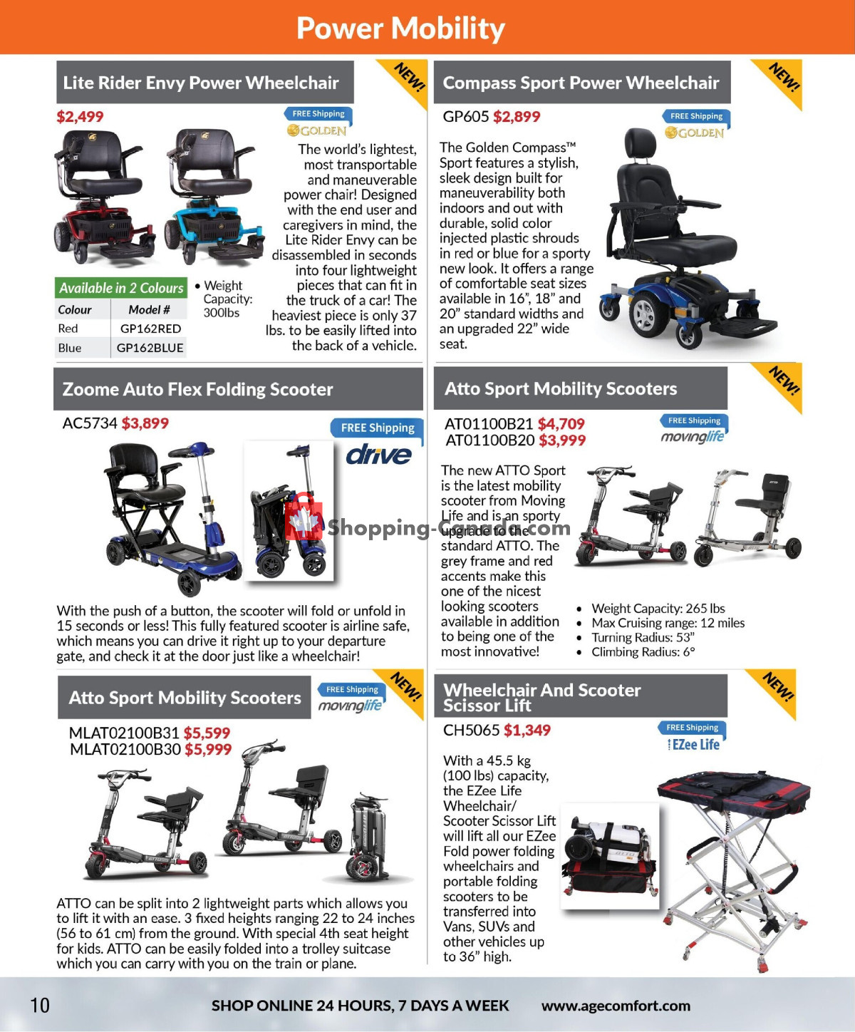 Busy Bee Tools Canada, flyer (Age Comfort 15th Anniversary Catalogue