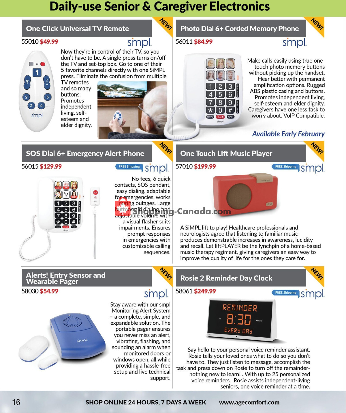 Busy Bee Tools Canada, flyer (Age Comfort 15th Anniversary Catalogue