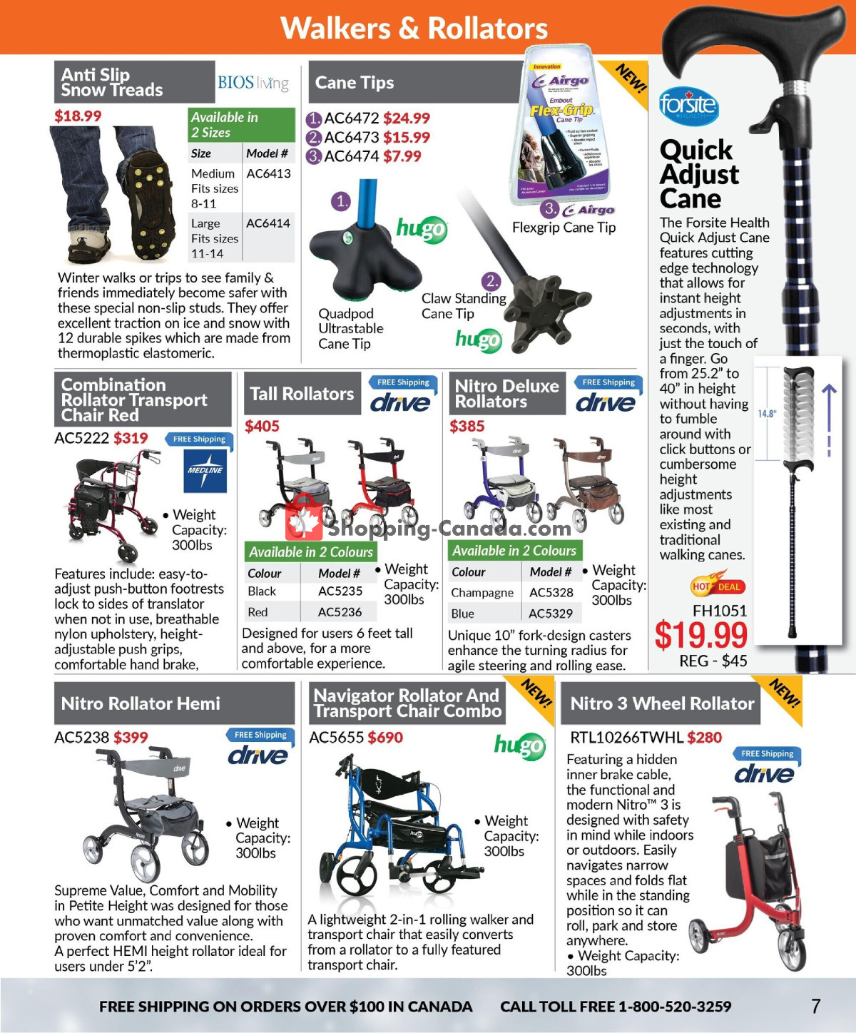 Busy Bee Tools Canada, flyer (Age Comfort 15th Anniversary Catalogue