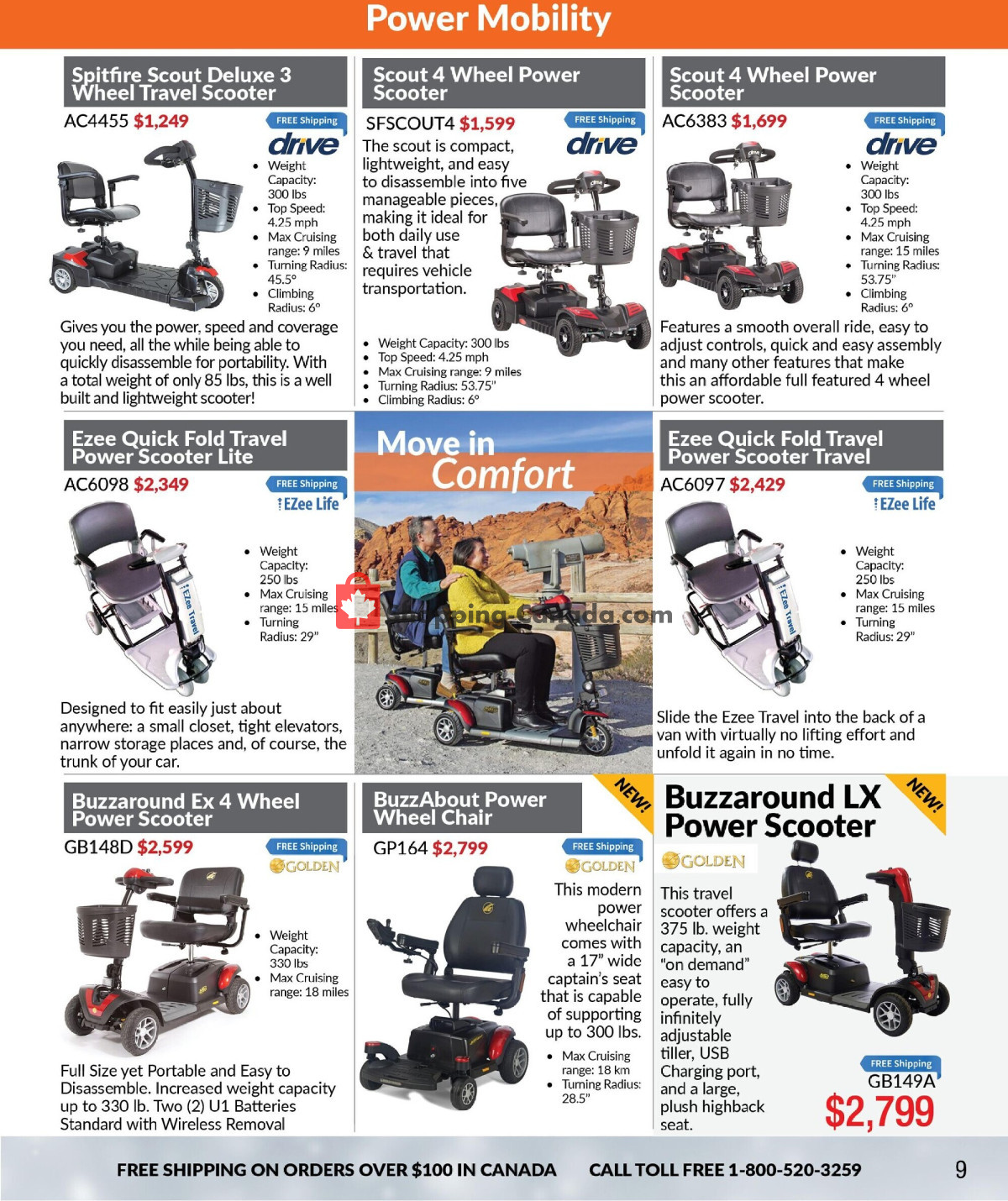 Busy Bee Tools Canada, flyer (Age Comfort 15th Anniversary Catalogue