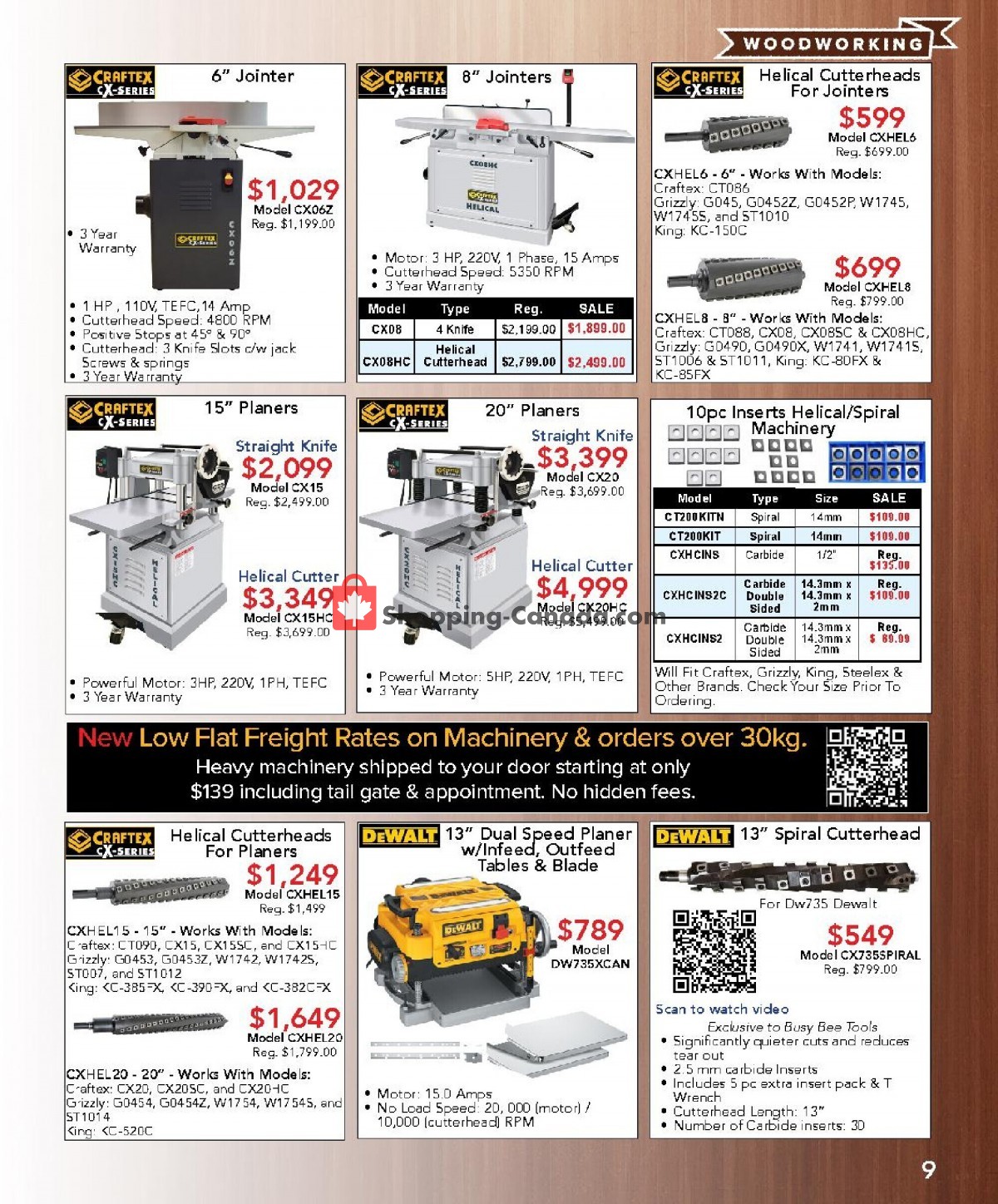 Busy Bee Tools Canada, flyer (Holiday Catalogue) November 1