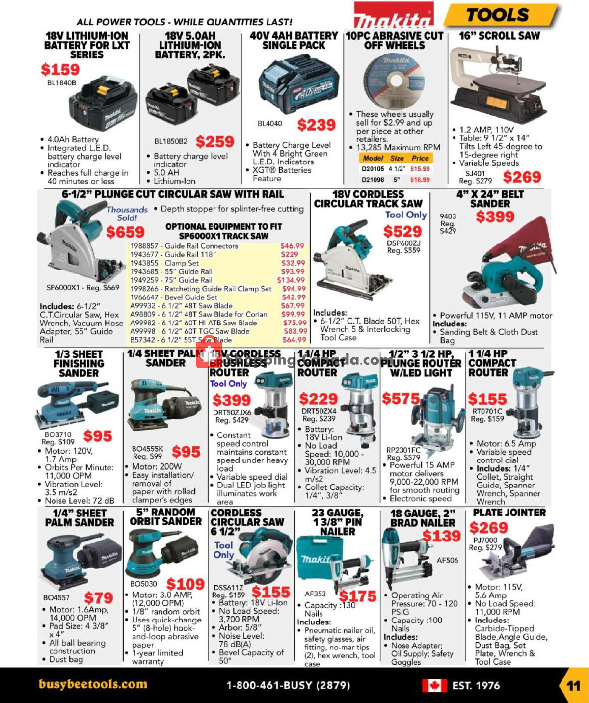 Busy Bee Tools flyer from Monday March 18, 2024 to Saturday June 1, 2024 - page 11