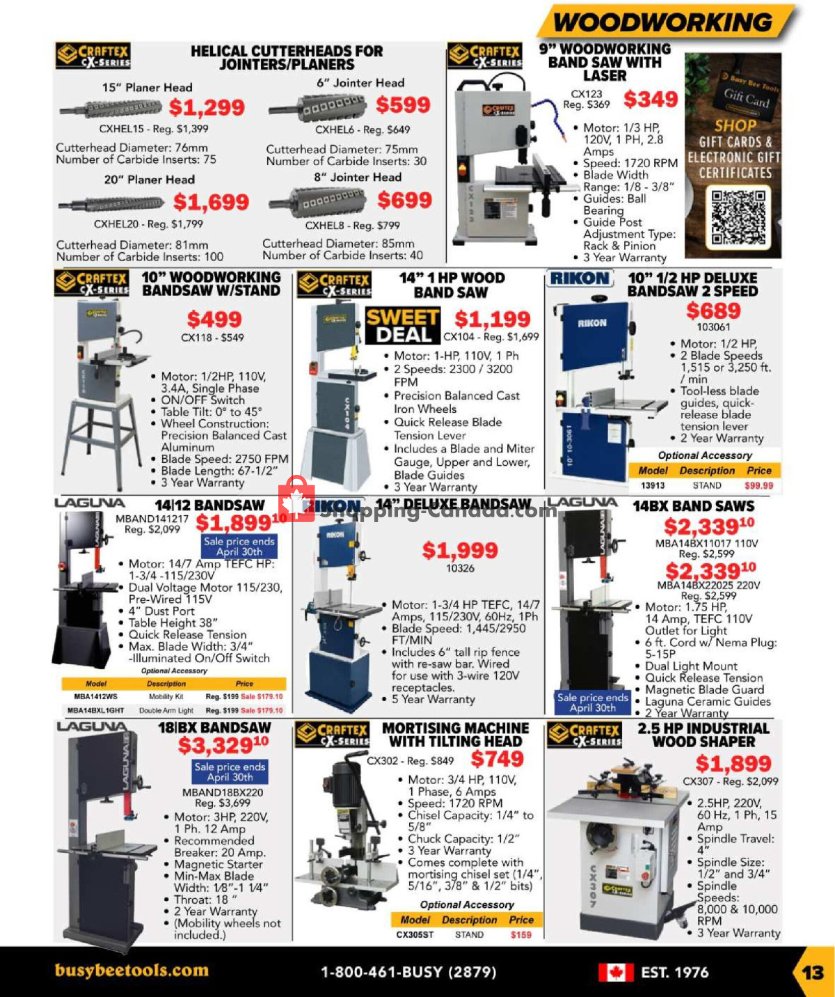 Busy Bee Tools flyer from Monday March 18, 2024 to Saturday June 1, 2024 - page 13