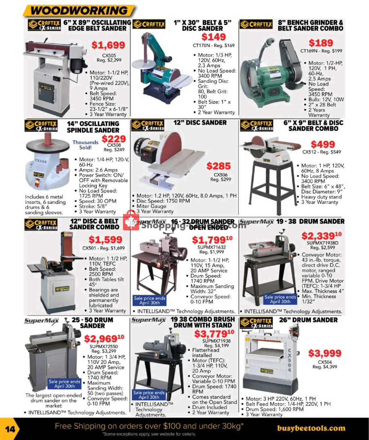 Busy Bee Tools flyer from Monday March 18, 2024 to Saturday June 1, 2024 - page 14