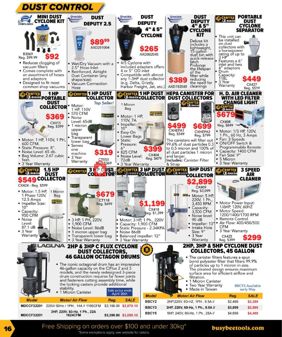 Busy Bee Tools flyer from Monday March 18, 2024 to Saturday June 1, 2024 - page 16