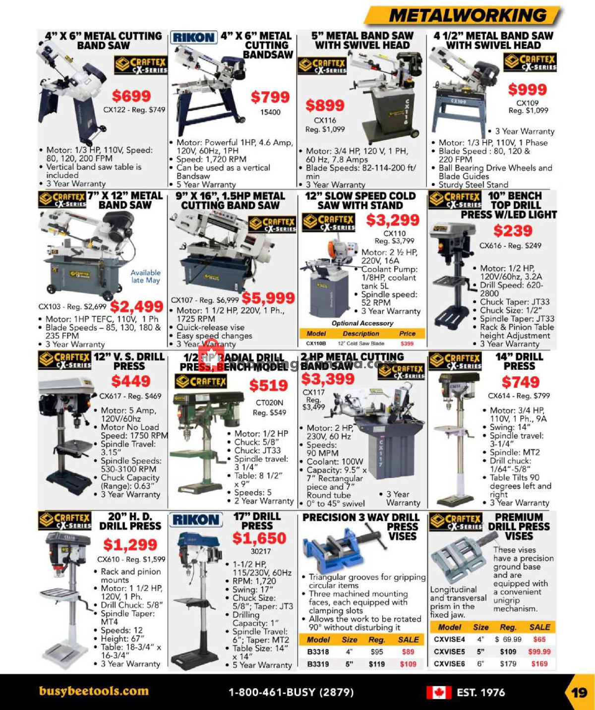 Busy Bee Tools flyer from Monday March 18, 2024 to Saturday June 1, 2024 - page 19