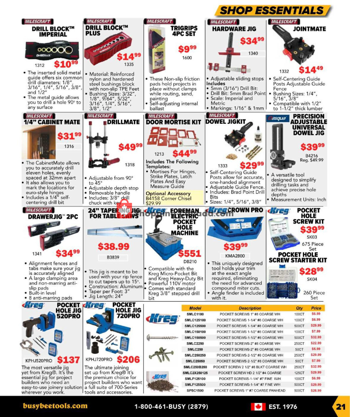 Busy Bee Tools flyer from Monday March 18, 2024 to Saturday June 1, 2024 - page 21