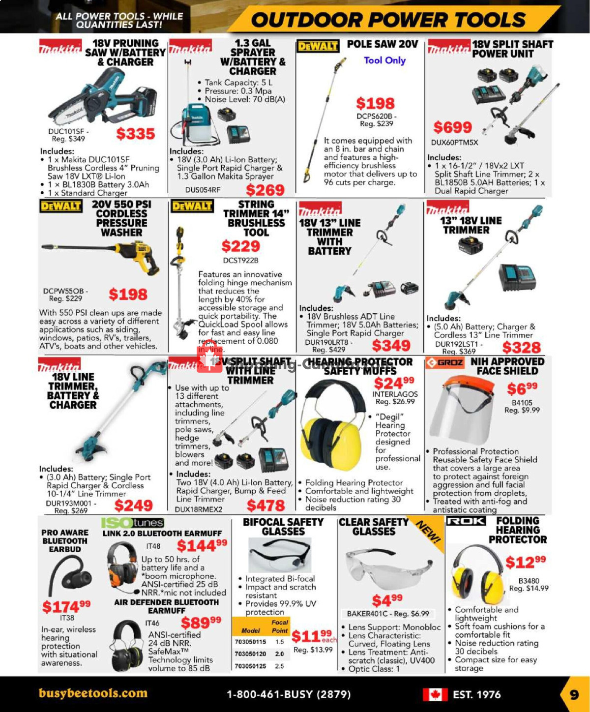 Busy Bee Tools flyer from Monday March 18, 2024 to Saturday June 1, 2024 - page 9