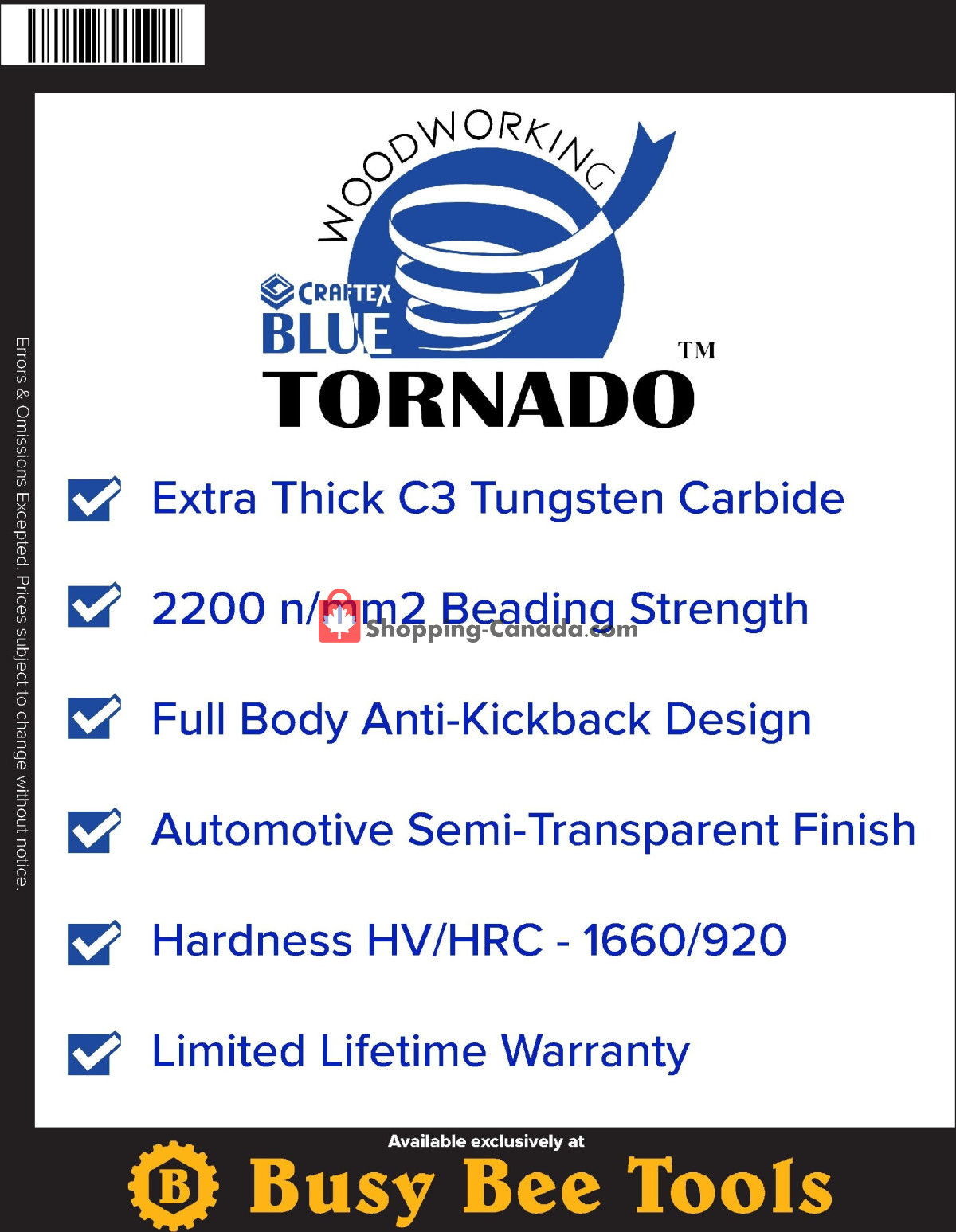 Busy Bee Tools Canada, flyer - (Tools Router Bit & Accessories ...