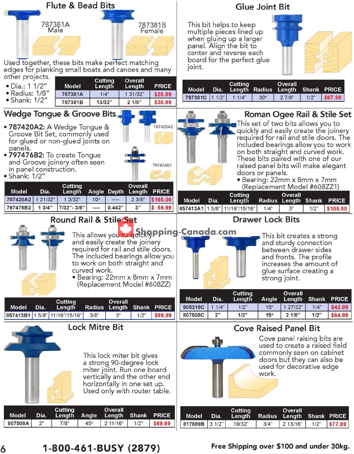 Busy Bee Tools Canada, flyer - (Tools Router Bit & Accessories ...