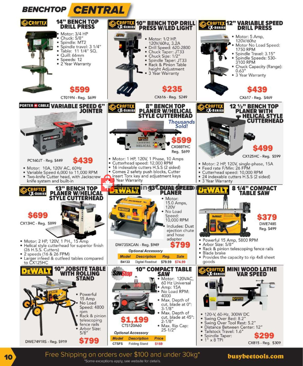 Busy Bee Tools flyer from Monday January 8, 2024 to Saturday March 16, 2024 - page 10