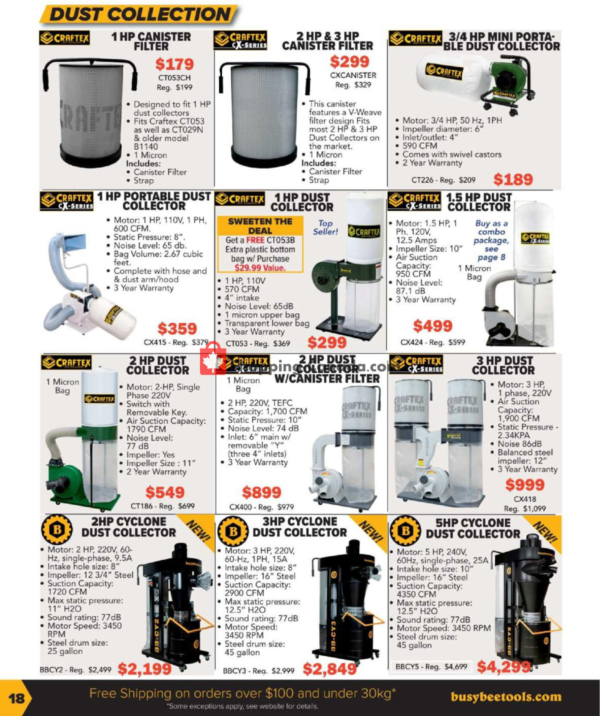 Busy Bee Tools flyer from Monday January 8, 2024 to Saturday March 16, 2024 - page 18