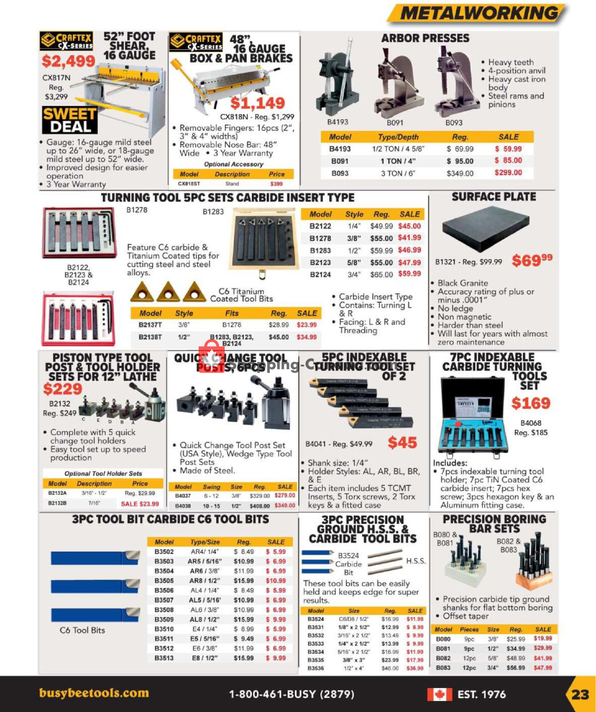 Busy Bee Tools flyer from Monday January 8, 2024 to Saturday March 16, 2024 - page 23