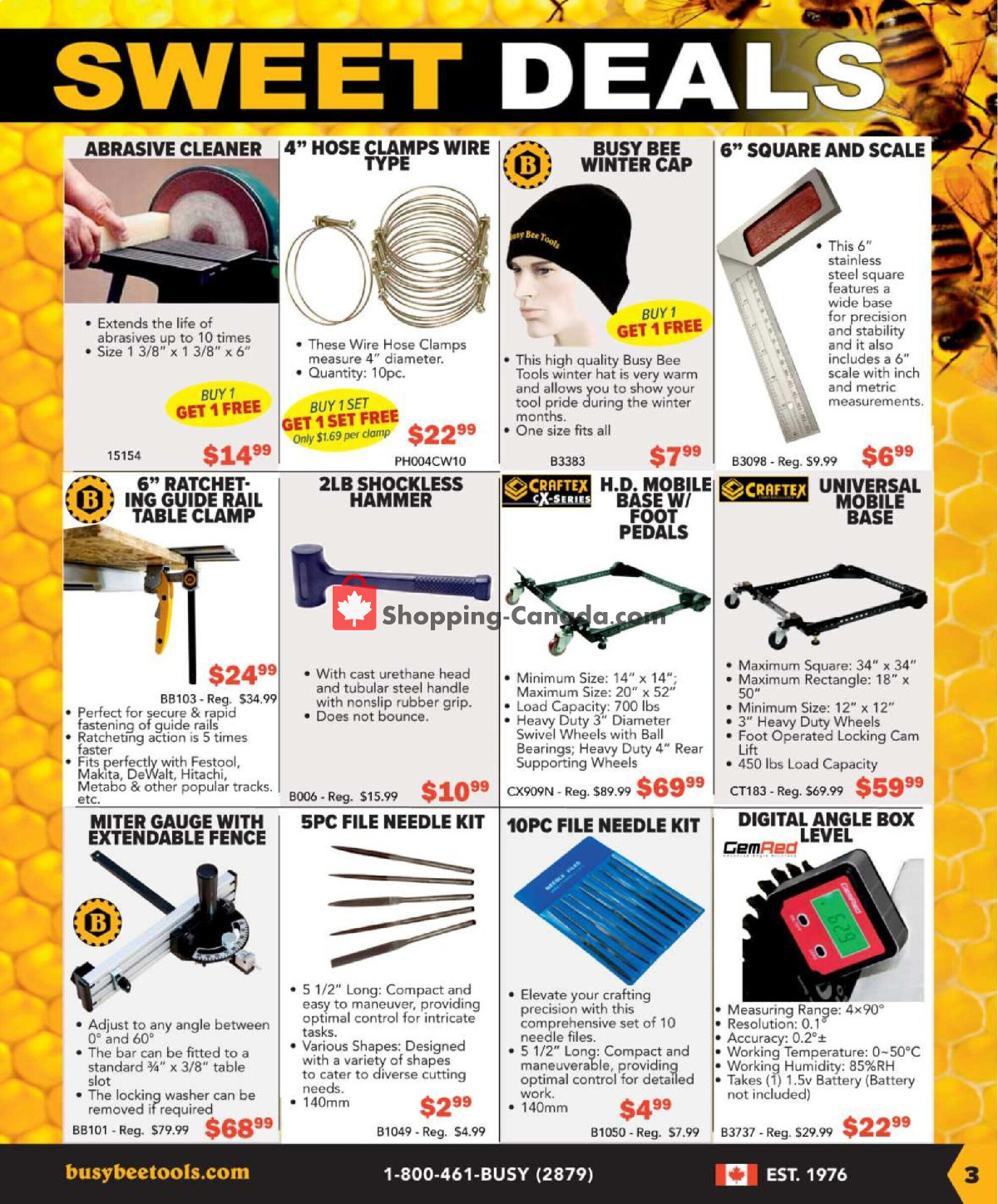 Busy Bee Tools flyer from Monday January 8, 2024 to Saturday March 16, 2024 - page 3