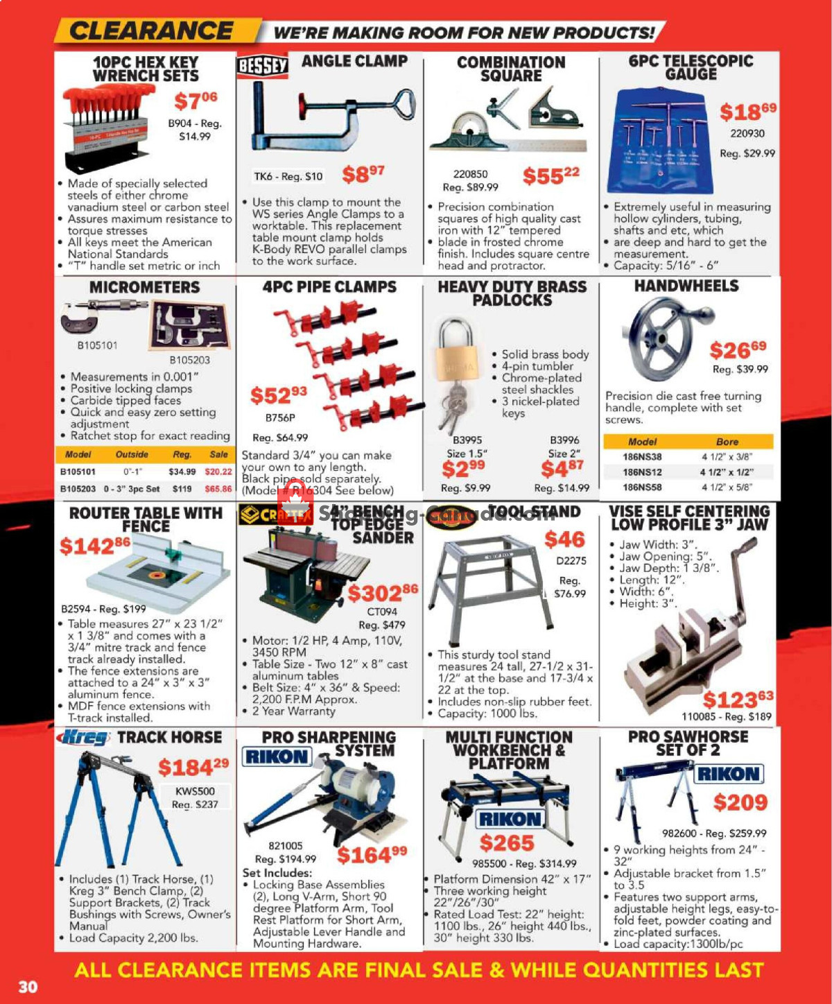 Busy Bee Tools flyer from Monday January 8, 2024 to Saturday March 16, 2024 - page 30