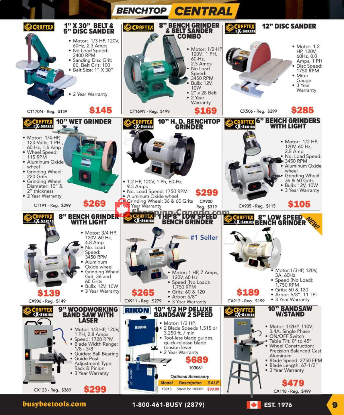 Busy Bee Tools flyer from Monday January 8, 2024 to Saturday March 16, 2024 - page 9
