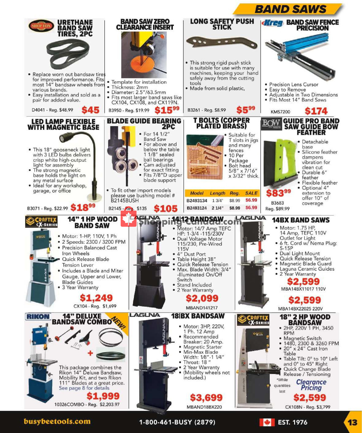 Busy Bee Tools flyer from Monday January 8, 2024 to Saturday March 16, 2024 - page 13