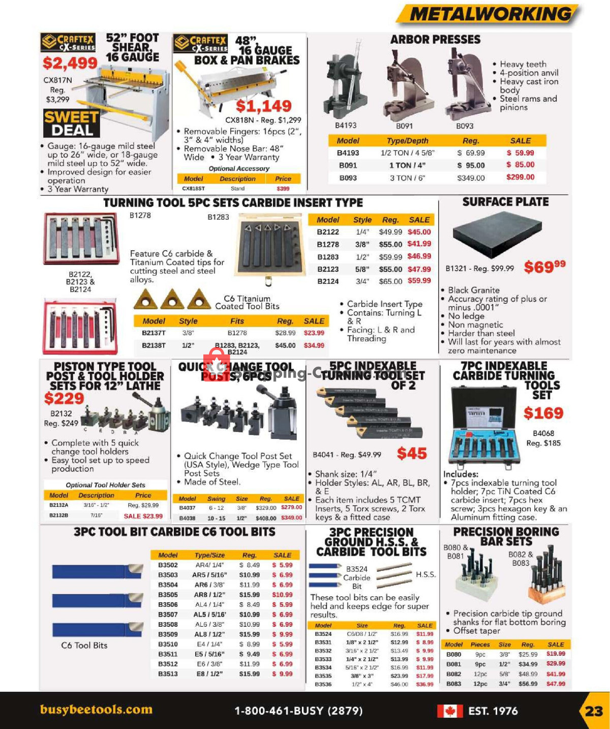 Busy Bee Tools flyer from Monday January 8, 2024 to Saturday March 16, 2024 - page 23