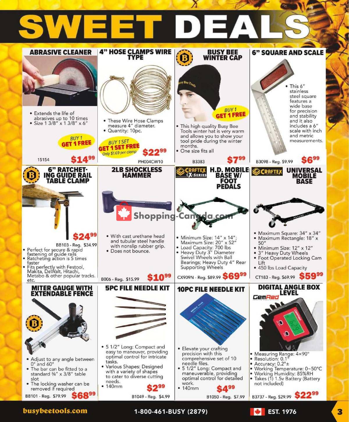 Busy Bee Tools flyer from Monday January 8, 2024 to Saturday March 16, 2024 - page 3