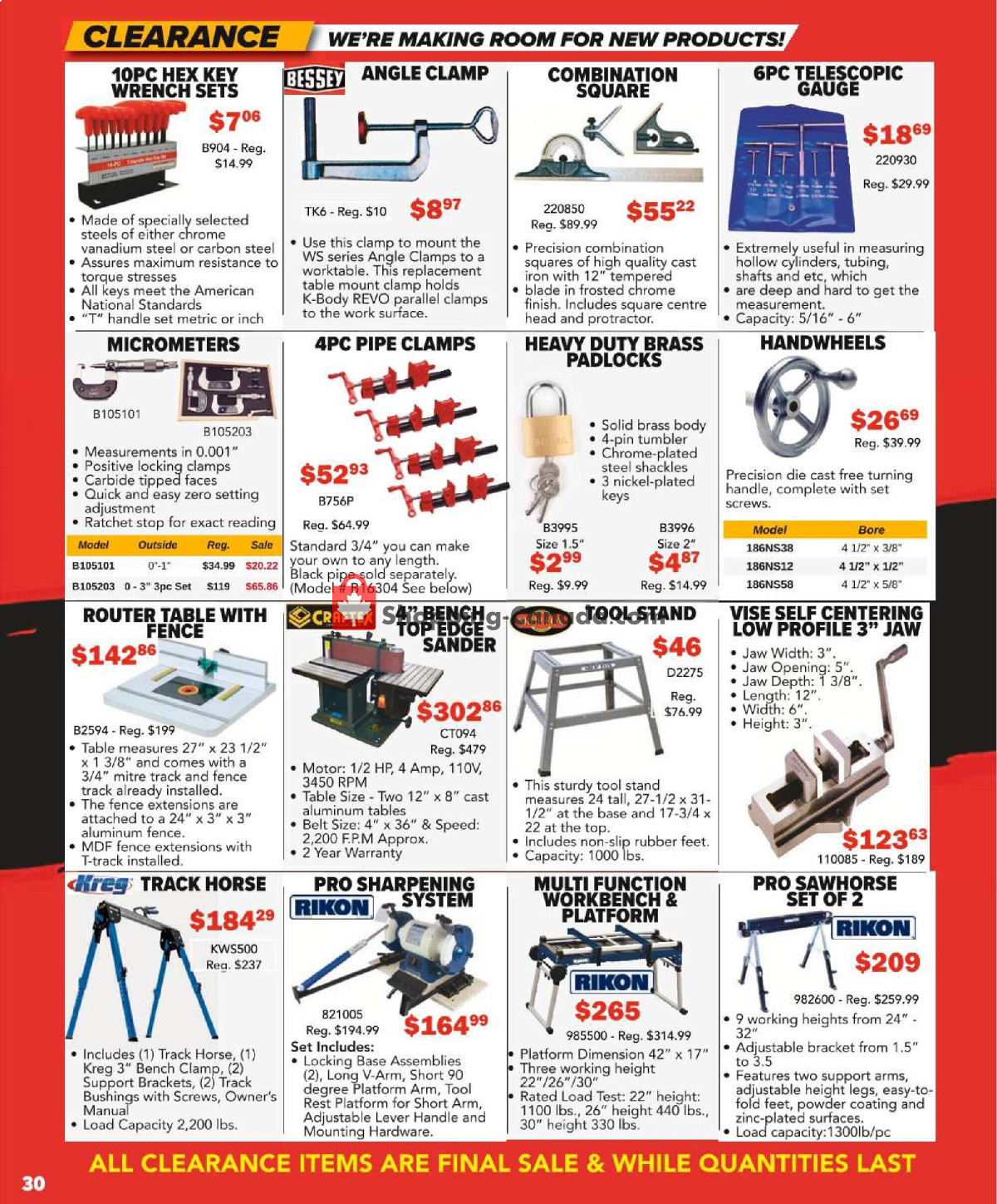 Busy Bee Tools flyer from Monday January 8, 2024 to Saturday March 16, 2024 - page 30