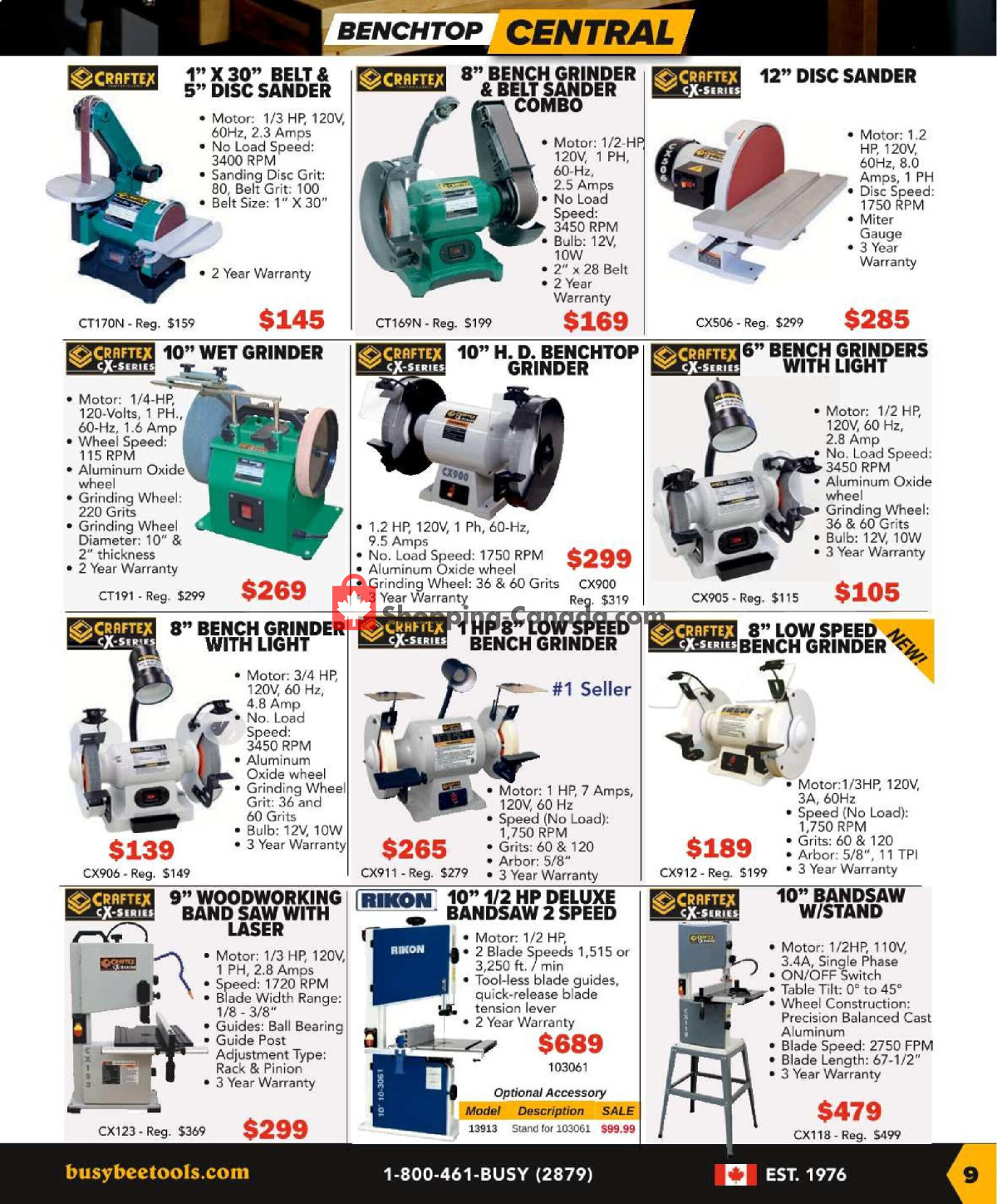 Busy Bee Tools flyer from Monday January 8, 2024 to Saturday March 16, 2024 - page 9