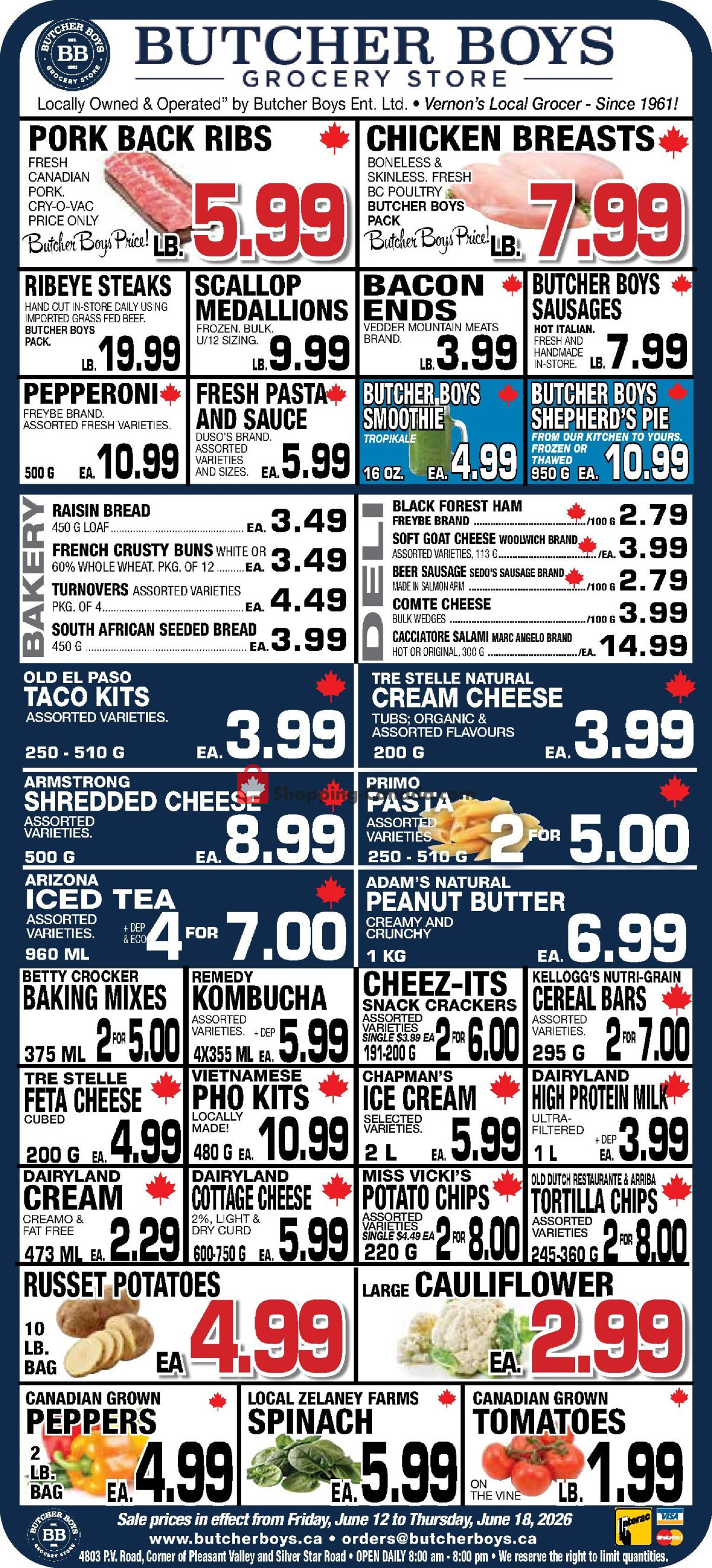 Butcher Boys flyer from Friday June 12, 2026 to Friday June 19, 2026 - page 1