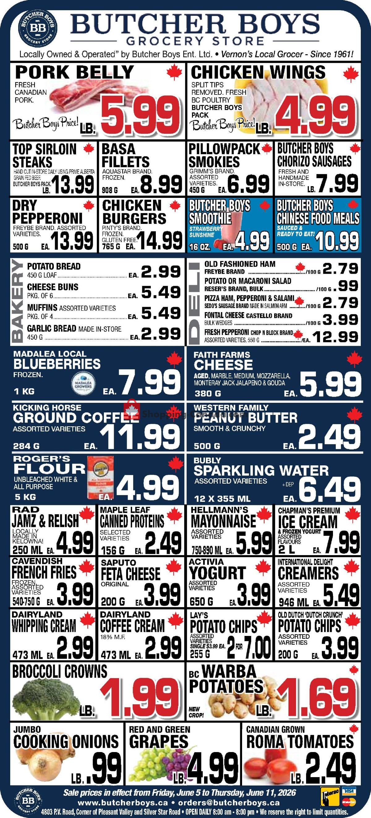 Butcher Boys flyer from Friday June 5, 2026 to Thursday June 11, 2026 - page 1