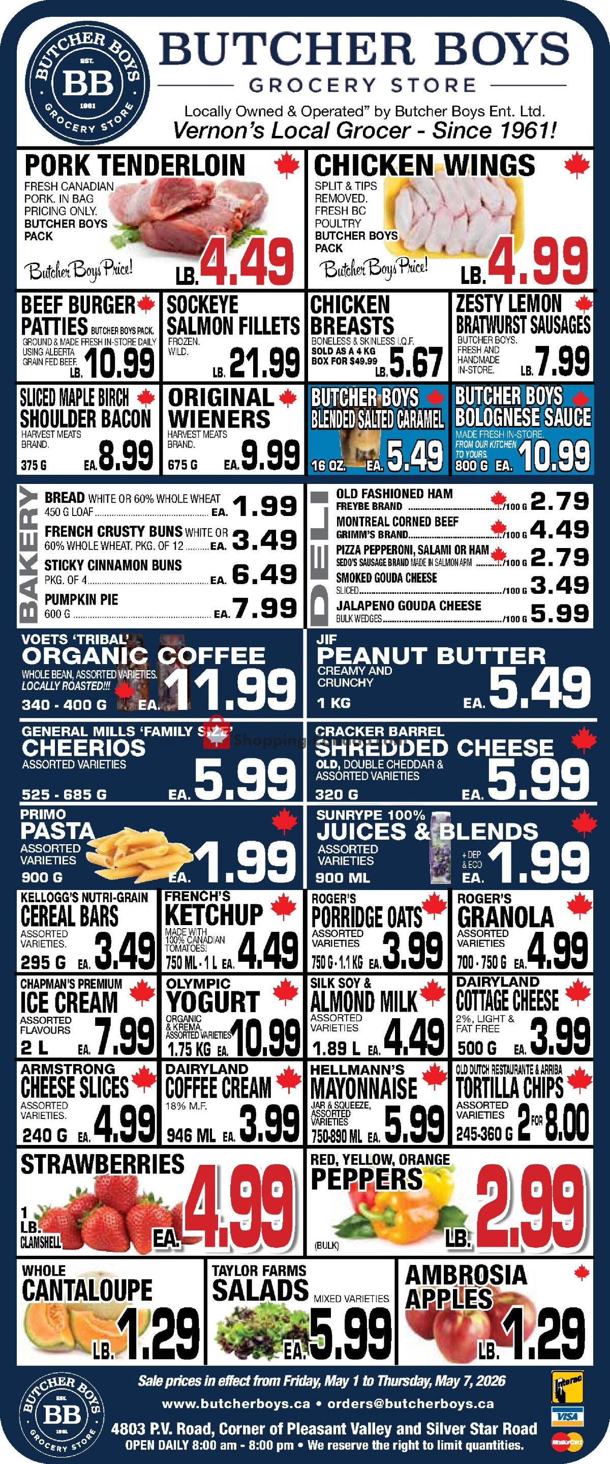 Butcher Boys flyer from Friday May 1, 2026 to Thursday May 7, 2026 - page 1