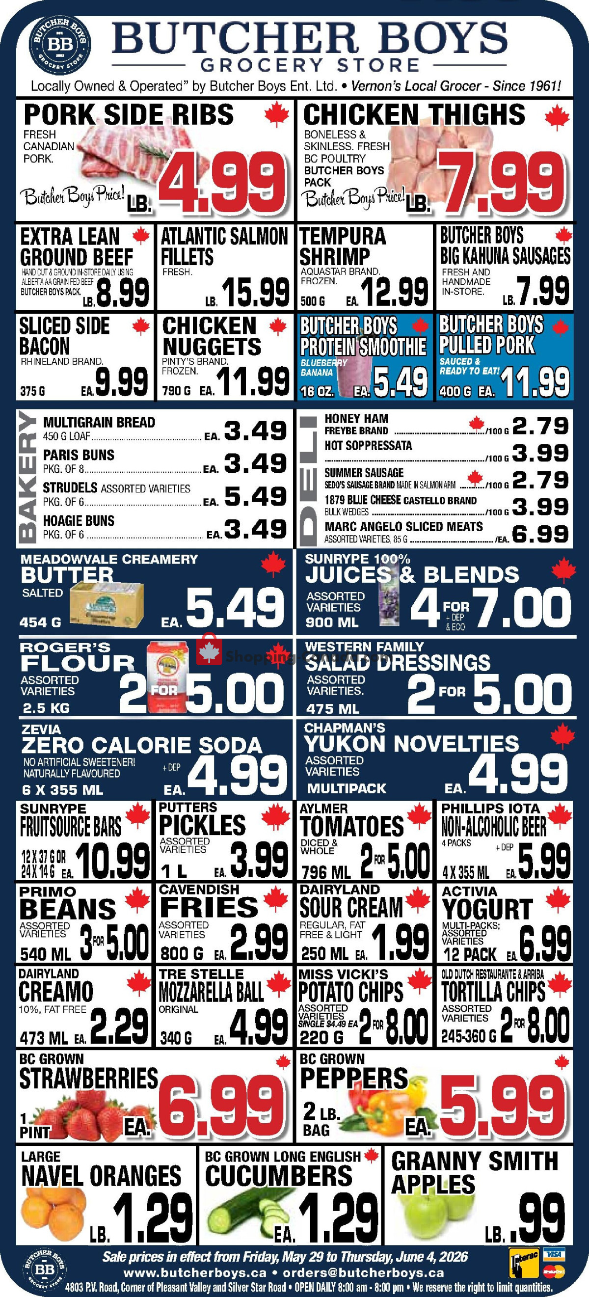 Butcher Boys flyer from Friday May 29, 2026 to Thursday June 4, 2026 - page 1