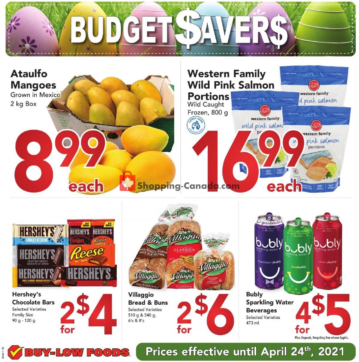 Buy-Low Foods flyer from Sunday March 28, 2021 to Saturday April 24, 2021 - page 1