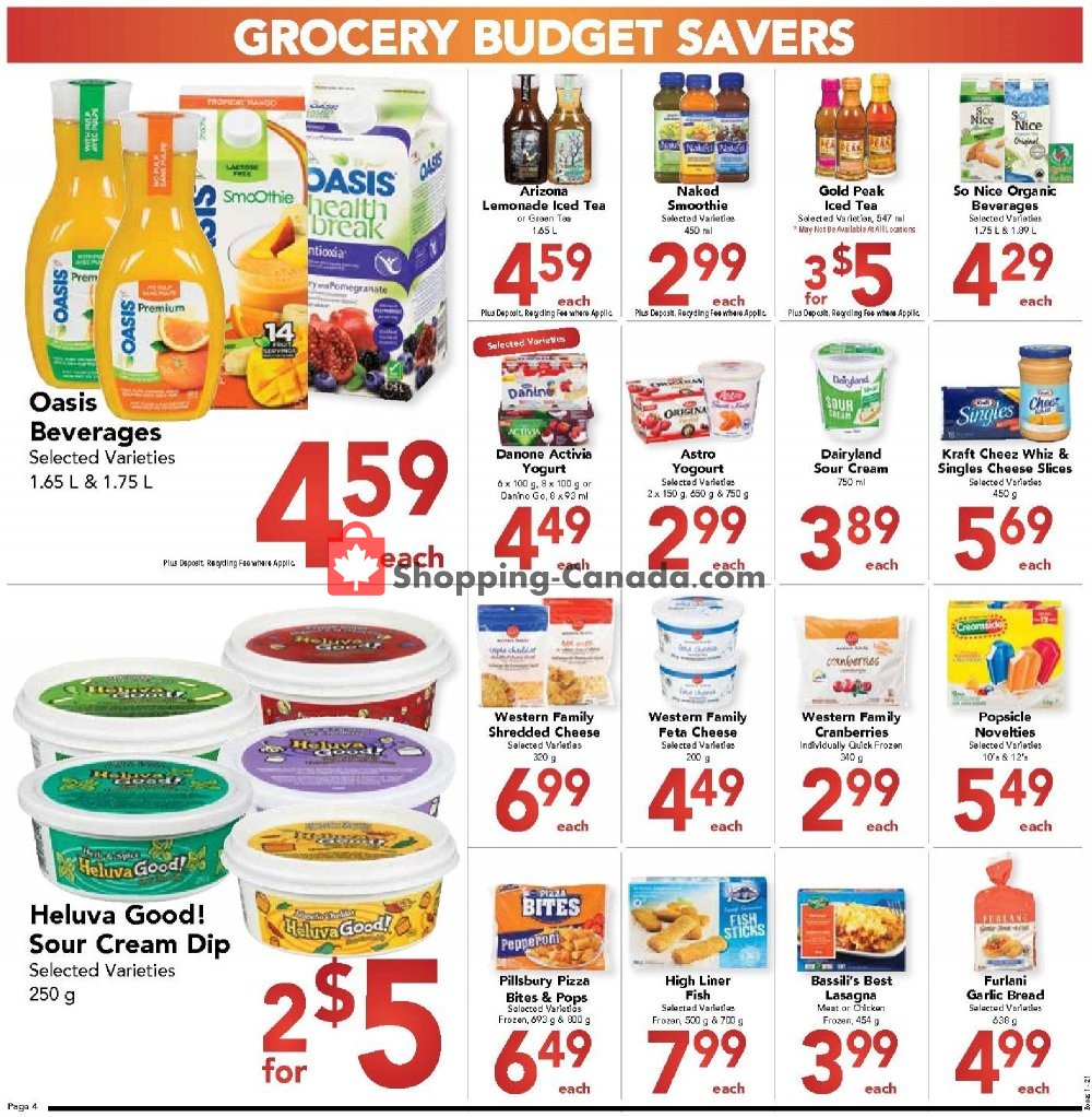 Buy-Low Foods flyer from Sunday September 30, 2018 to Saturday October 27, 2018 - page 4