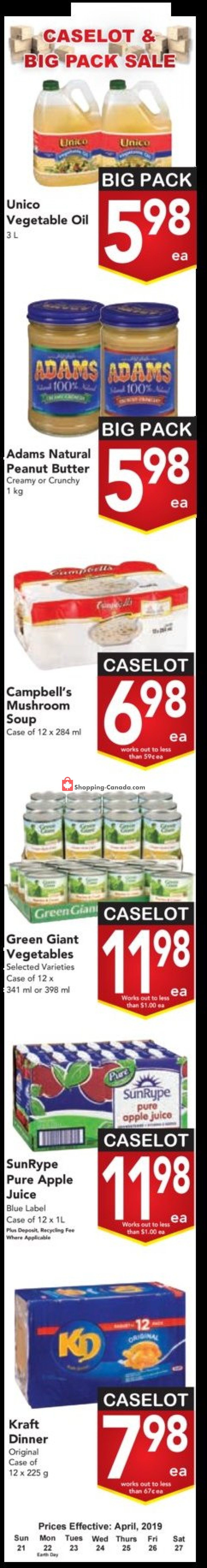 Buy-Low Foods flyer from Sunday April 21, 2019 to Saturday April 27, 2019 - page 1