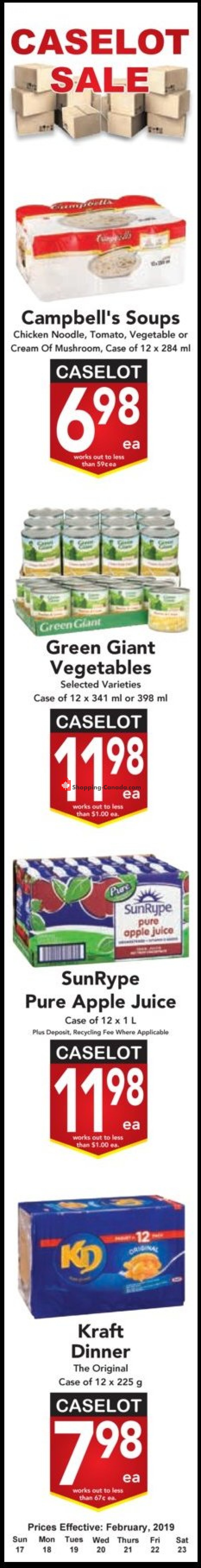 Buy-Low Foods flyer from Sunday February 17, 2019 to Saturday February 23, 2019 - page 1