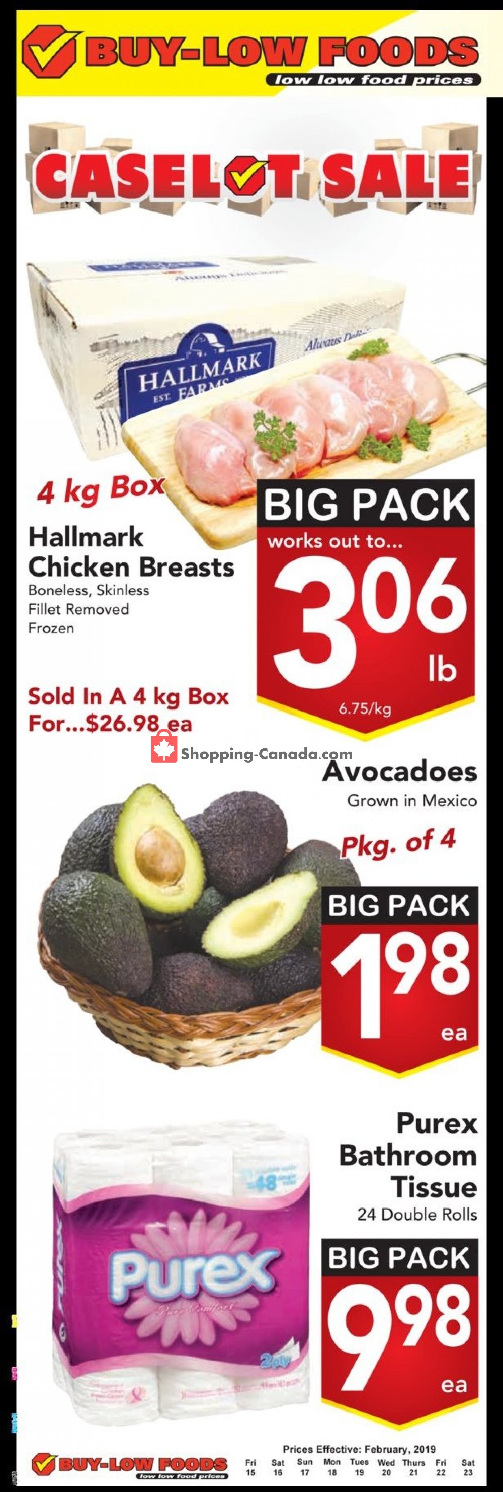 Buy-Low Foods flyer from Friday February 15, 2019 to Saturday February 23, 2019 - page 3
