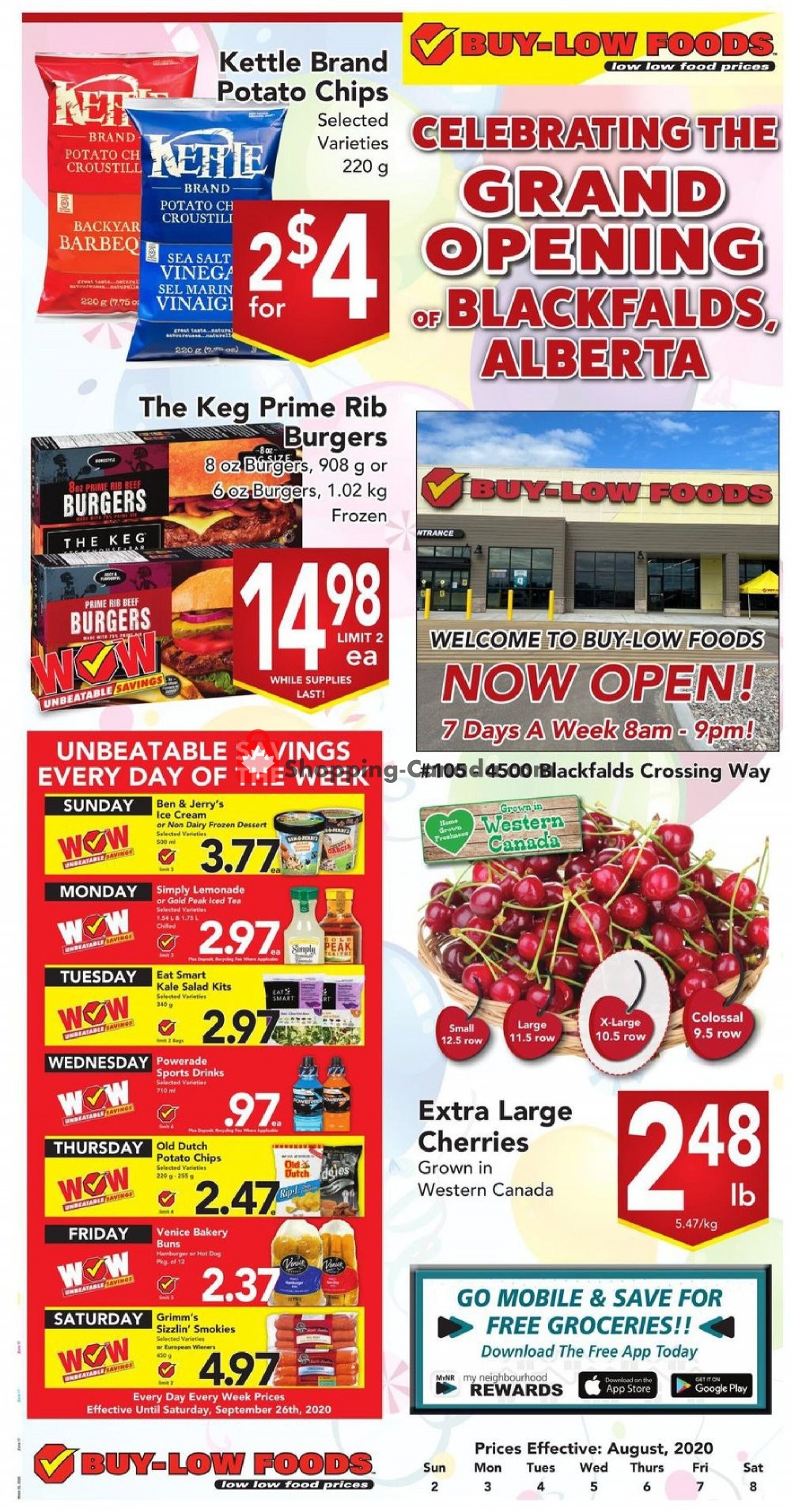 Buy-Low Foods flyer from Sunday August 2, 2020 to Saturday August 8, 2020 - page 1