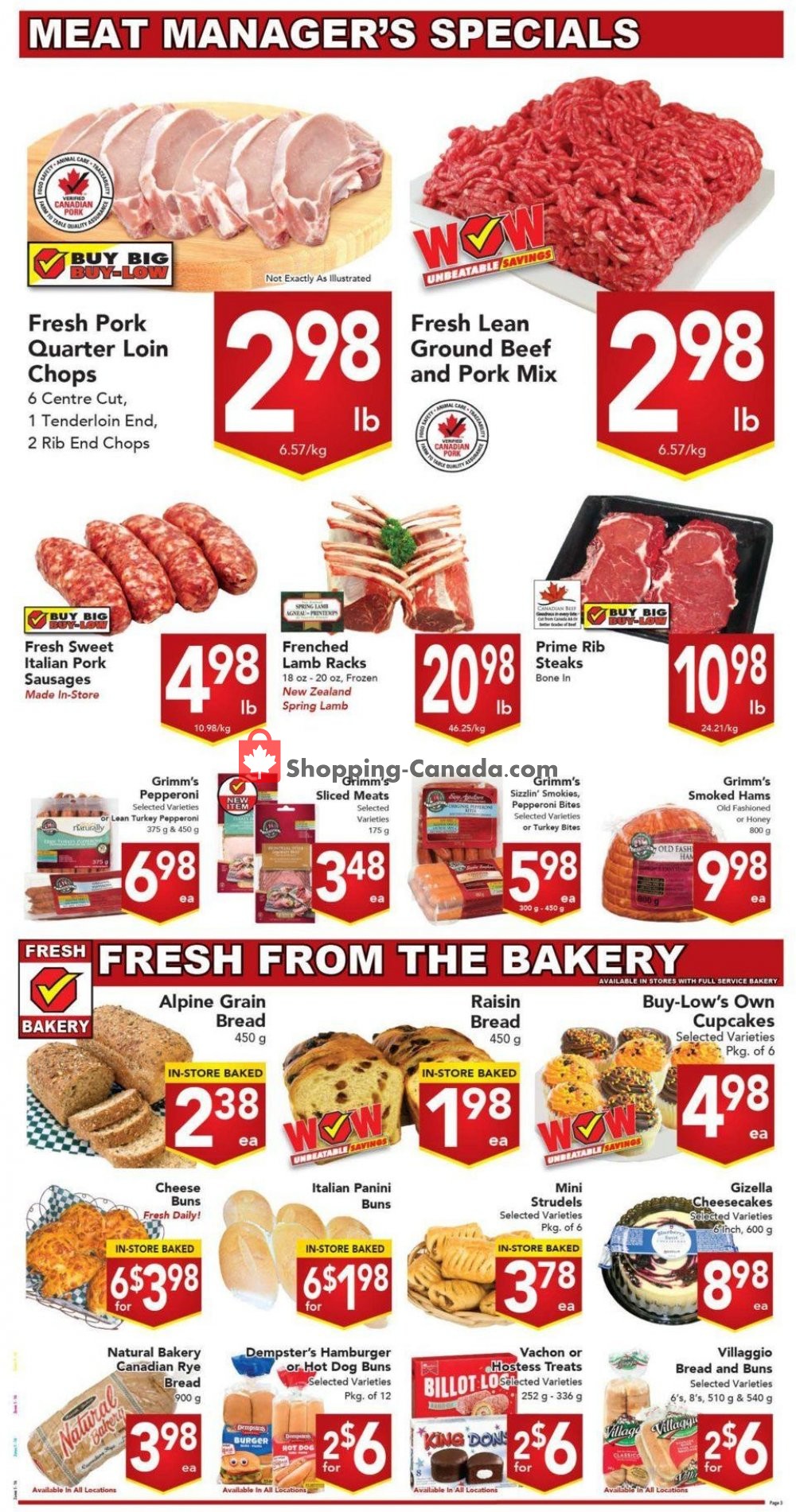 Buy-Low Foods flyer from Sunday October 21, 2018 to Saturday October 27, 2018 - page 3