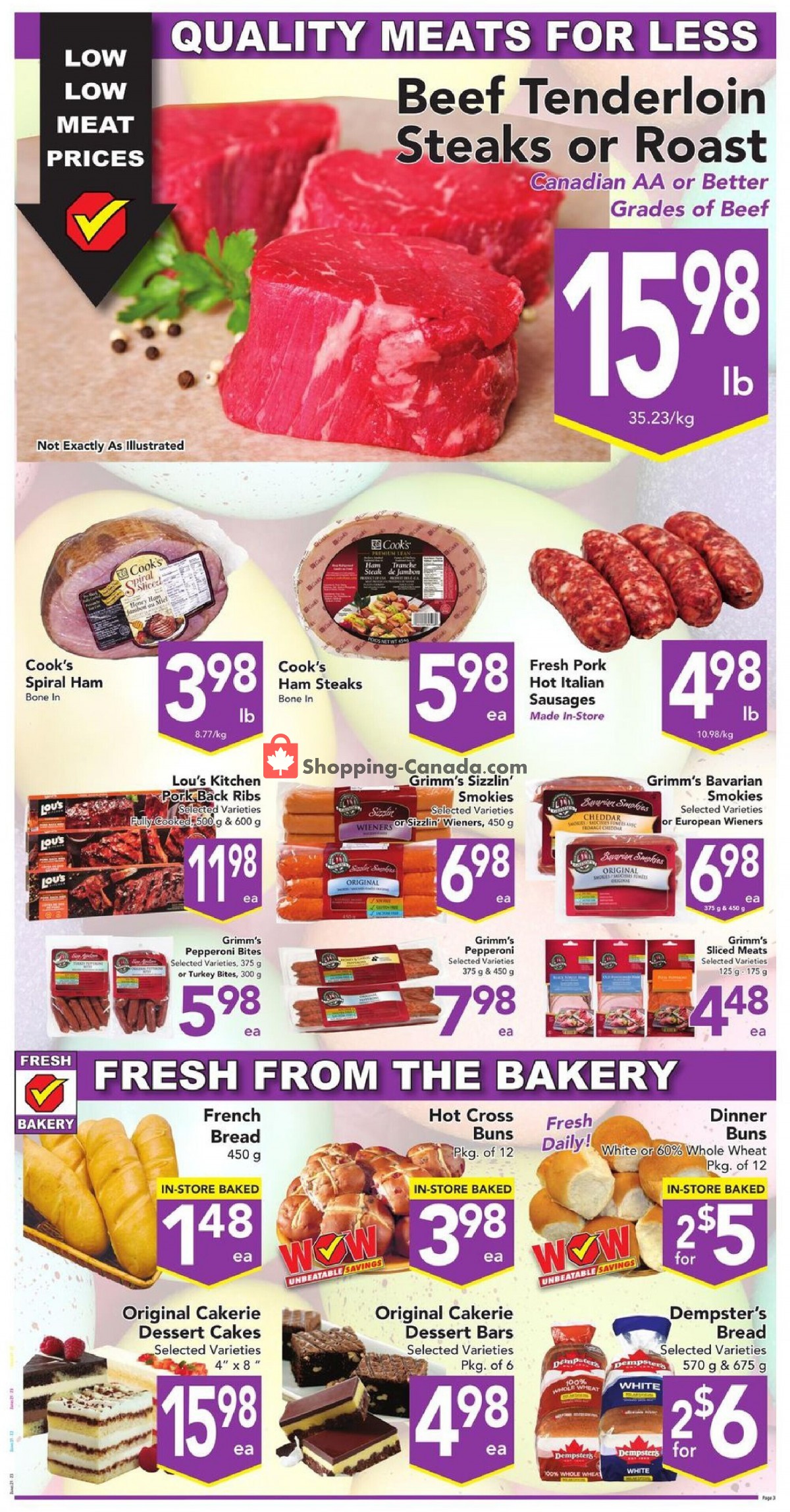 Buy-Low Foods flyer from Sunday March 28, 2021 to Saturday April 3, 2021 - page 3