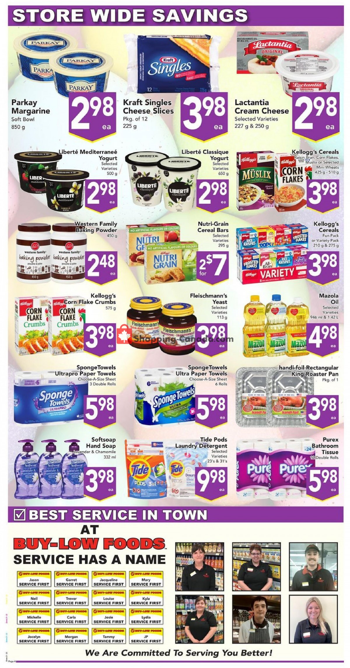 Buy-Low Foods flyer from Sunday March 28, 2021 to Saturday April 3, 2021 - page 4