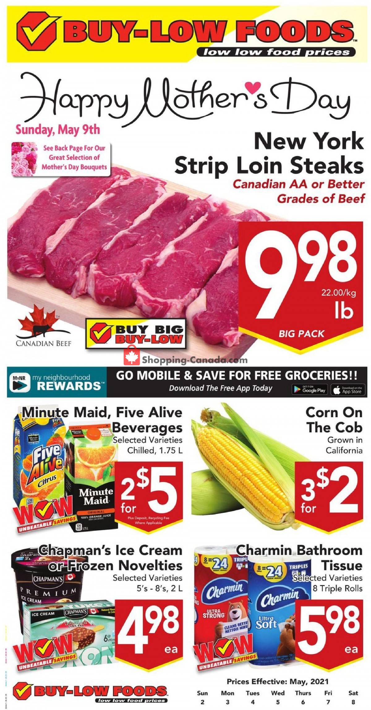 Buy-Low Foods flyer from Sunday May 2, 2021 to Saturday May 8, 2021 - page 1
