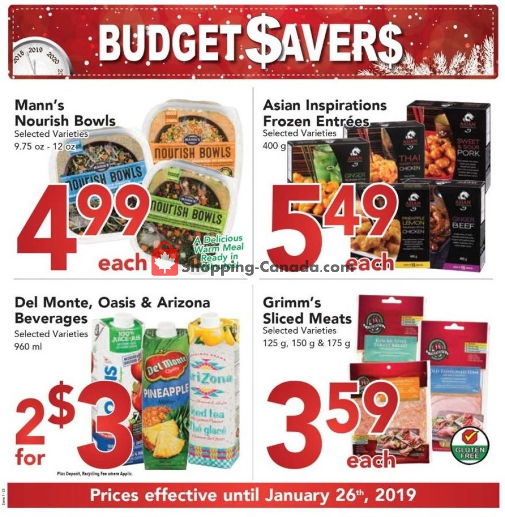 Buy-Low Foods flyer from Sunday December 30, 2018 to Saturday January 5, 2019 - page 7