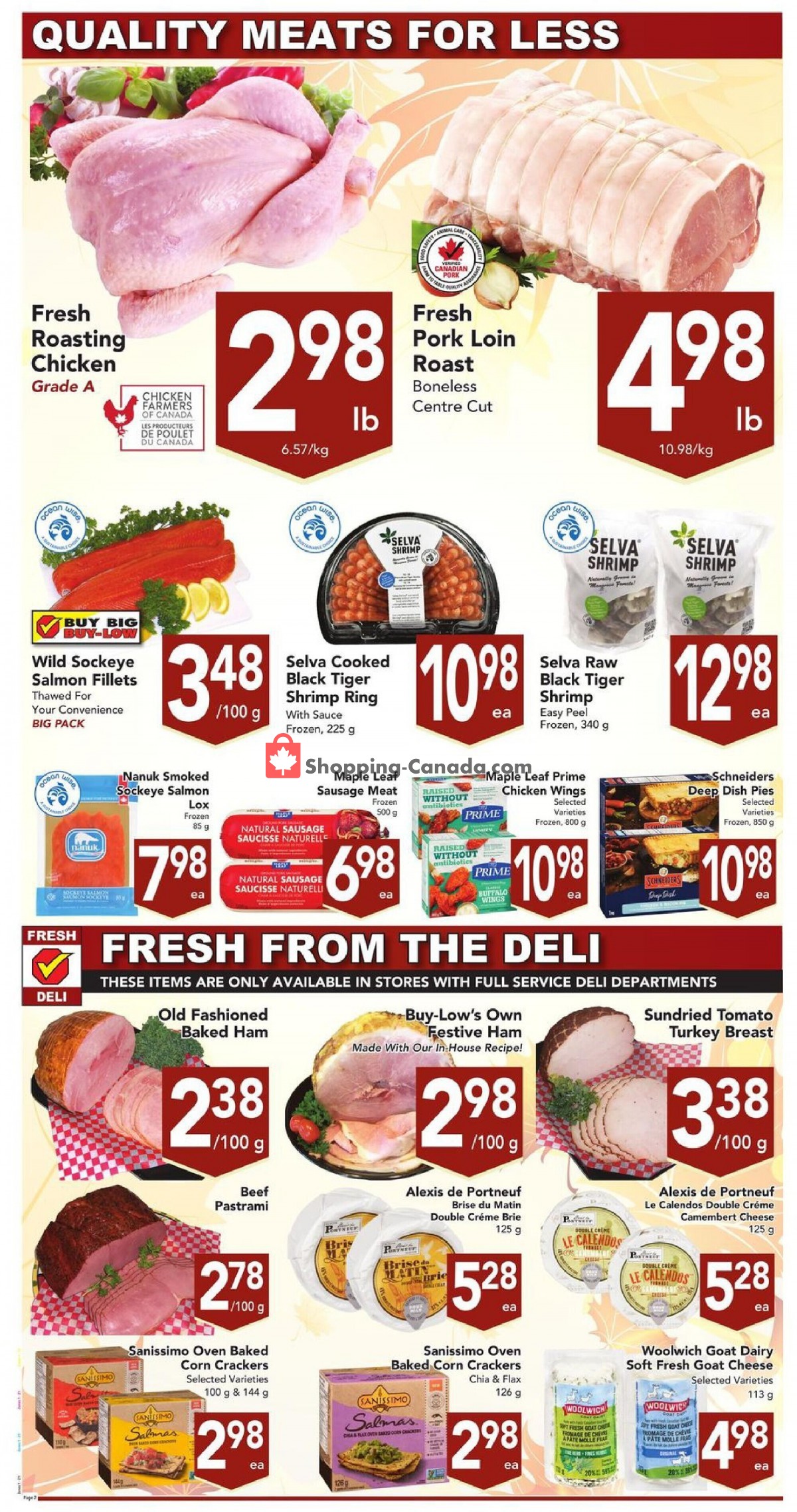 Buy-Low Foods flyer from Sunday October 3, 2021 to Saturday October 9, 2021 - page 2