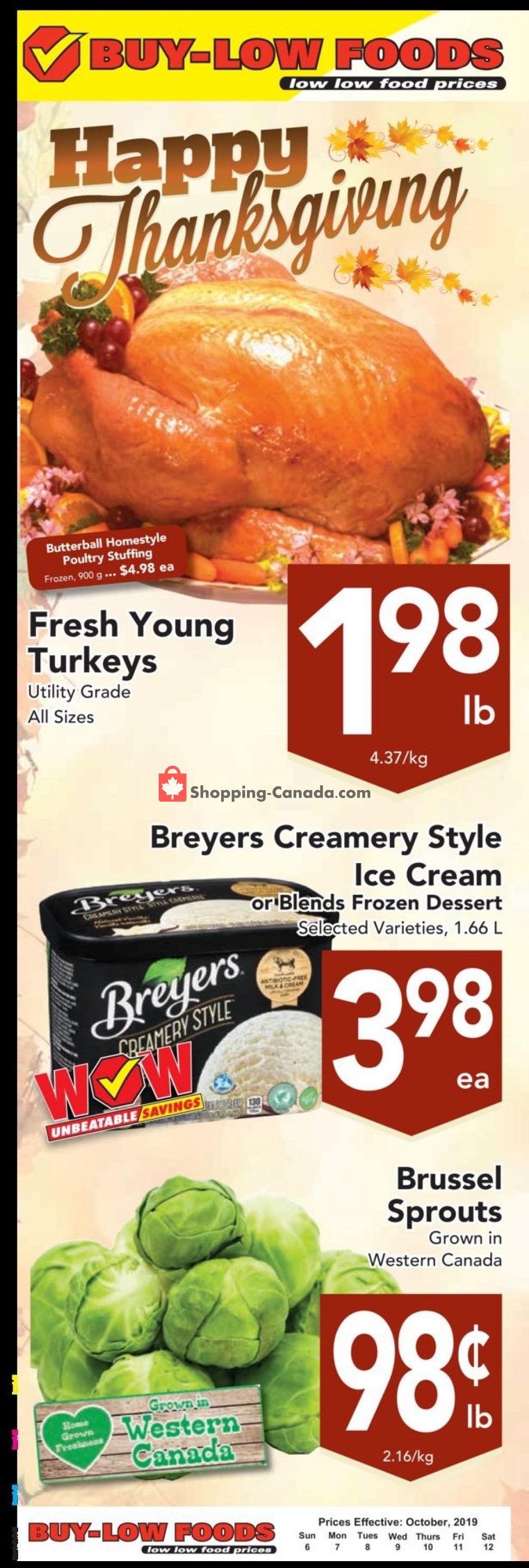 Buy-Low Foods flyer from Sunday October 6, 2019 to Saturday October 12, 2019 - page 3