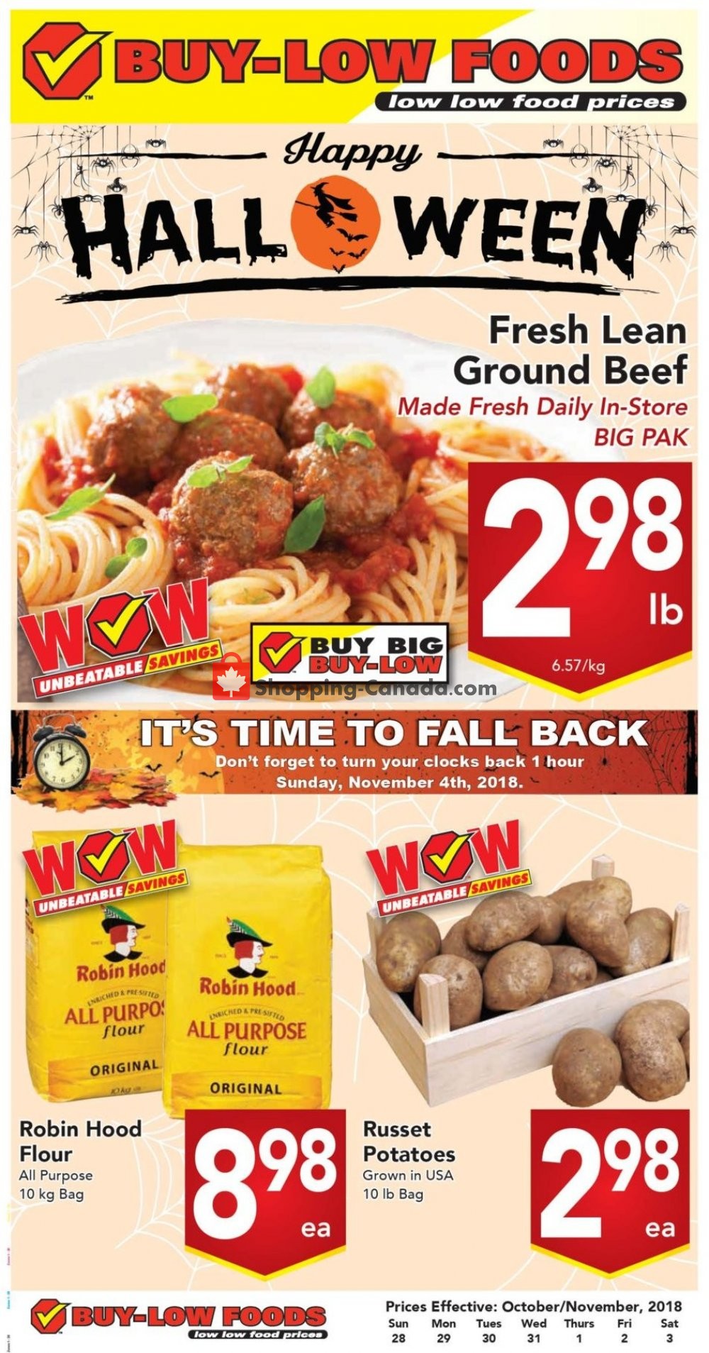 Buy-Low Foods flyer from Sunday October 28, 2018 to Saturday November 3, 2018 - page 3