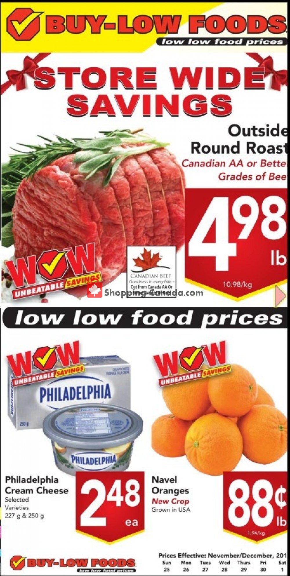 BuyLow Foods Canada, flyer (Store Wide Savings Tisdale SK