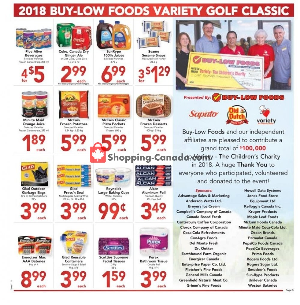 Buy-Low Foods flyer from Sunday October 28, 2018 to Saturday November 3, 2018 - page 11